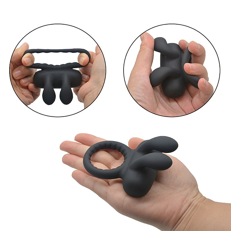 Anel Peniano rabbit com Pontas Estimuladoras - Imagem 8