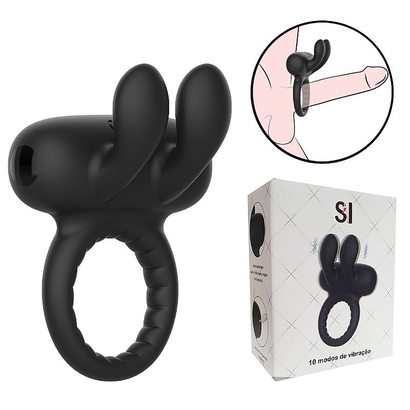 Anel Peniano rabbit com Pontas Estimuladoras